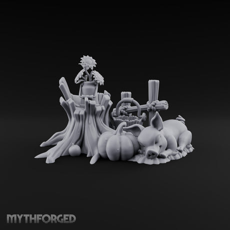 Orchard Chores Farmyard Scatter Piece H