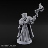 Frost Conjuring Winter Tsarina Miniature for Dungeons and Dragons, Pathfinder or other TTRPGs