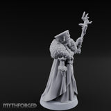 Frost Conjuring Winter Tsarina Miniature for Dungeons and Dragons, Pathfinder or other TTRPGs