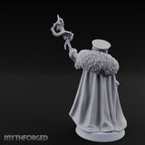 Frost Conjuring Winter Tsarina Miniature for Dungeons and Dragons, Pathfinder or other TTRPGs