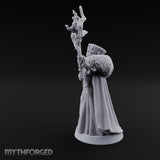Frost Conjuring Winter Tsarina Miniature for Dungeons and Dragons, Pathfinder or other TTRPGs