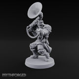 Tuba Blasting Crouching Skeleton Trooper Musician