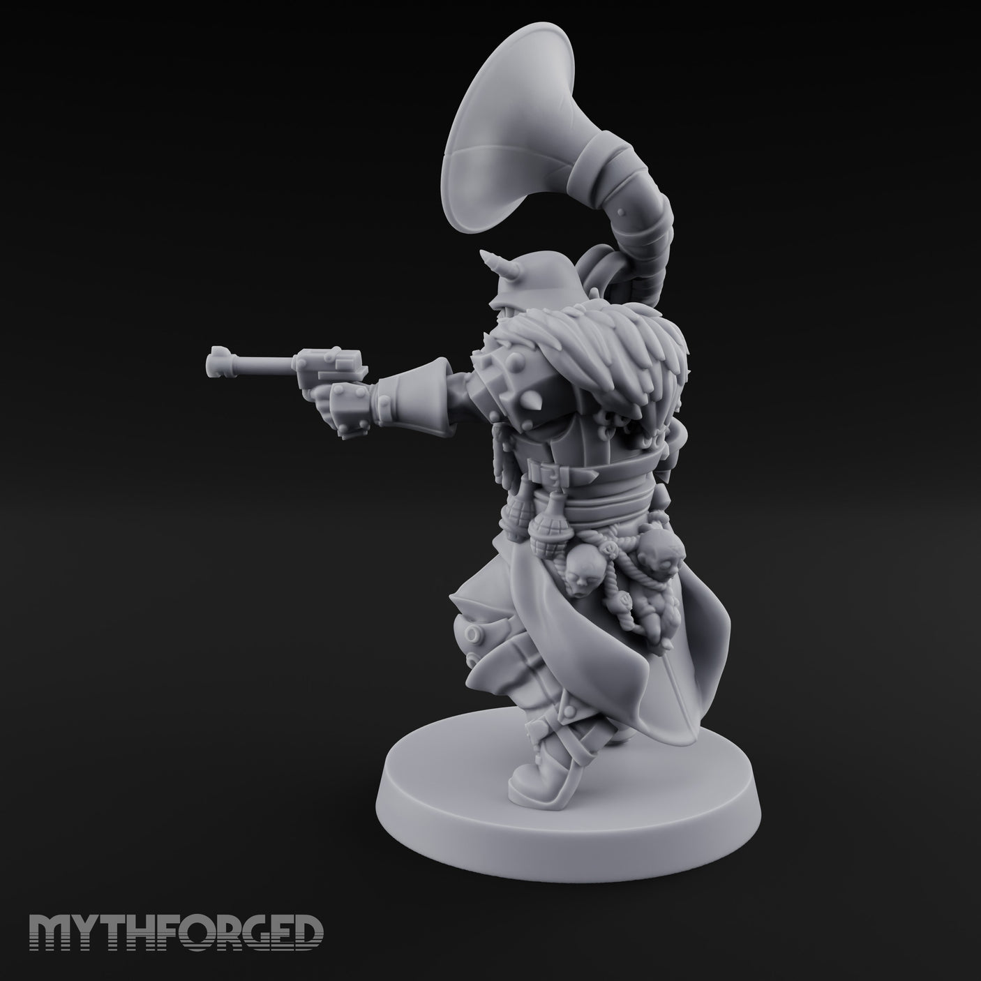Tuba Blasting Crouching Skeleton Trooper Musician gallery 7