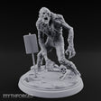 Tumour Covered Lurching Zombie Mutant Miniature for Dungeons and Dragons, Pathfinder or other TTRPGs