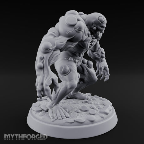 Tumour Riddled Pouncing Mutant Aberration Miniature for Dungeons and Dragons, Pathfinder or other TTRPGs