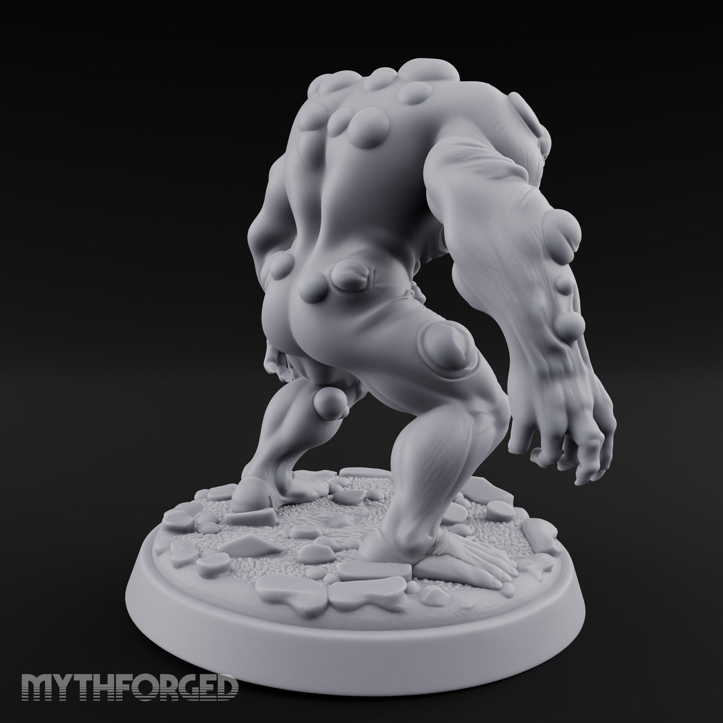 Tumour Riddled Pouncing Mutant Aberration Miniature for Dungeons and Dragons, Pathfinder or other TTRPGs