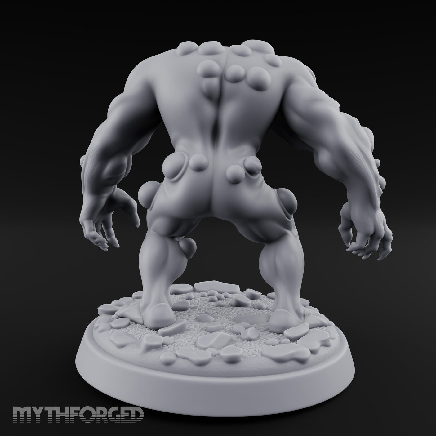 Tumour Riddled Pouncing Mutant Aberration Miniature for Dungeons and Dragons, Pathfinder or other TTRPGs