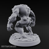 Tumour Riddled Pouncing Mutant Aberration Miniature for Dungeons and Dragons, Pathfinder or other TTRPGs