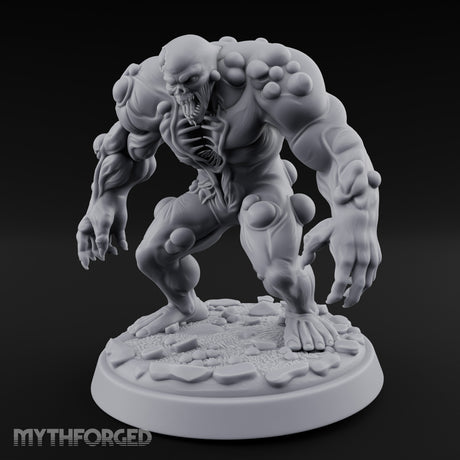 Tumour Riddled Pouncing Mutant Aberration Miniature for Dungeons and Dragons, Pathfinder or other TTRPGs