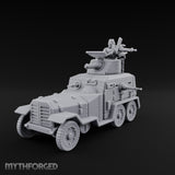 Turret Gunning Armoured Scout Car Miniature for Dungeons and Dragons, Pathfinder or other TTRPGs