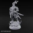 Twin Blade Readying Masked Elf Warrior