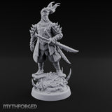Twin Blade Readying Masked Elf Warrior gallery 1