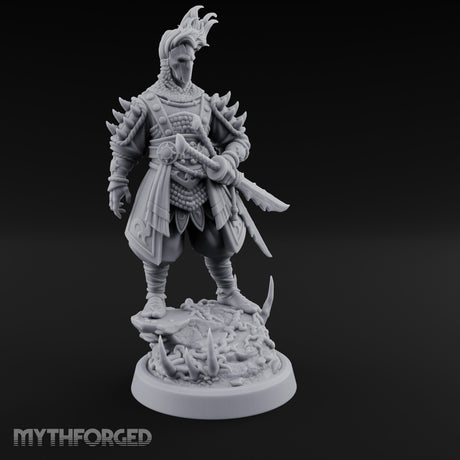 Twin Blade Readying Masked Elf Warrior gallery 2
