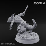 Twin Blade Slashing Kobold Assassin A Miniature for Dungeons and Dragons, Pathfinder or other TTRPGs