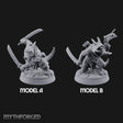 Twin Blade Slashing Kobold Assassins Miniature for Dungeons and Dragons, Pathfinder or other TTRPGs