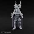 Twin Blades Crossed Human Knight Miniature for Dungeons and Dragons, Pathfinder or other TTRPGs