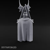Twin Blades Crossed Human Knight Miniature for Dungeons and Dragons, Pathfinder or other TTRPGs