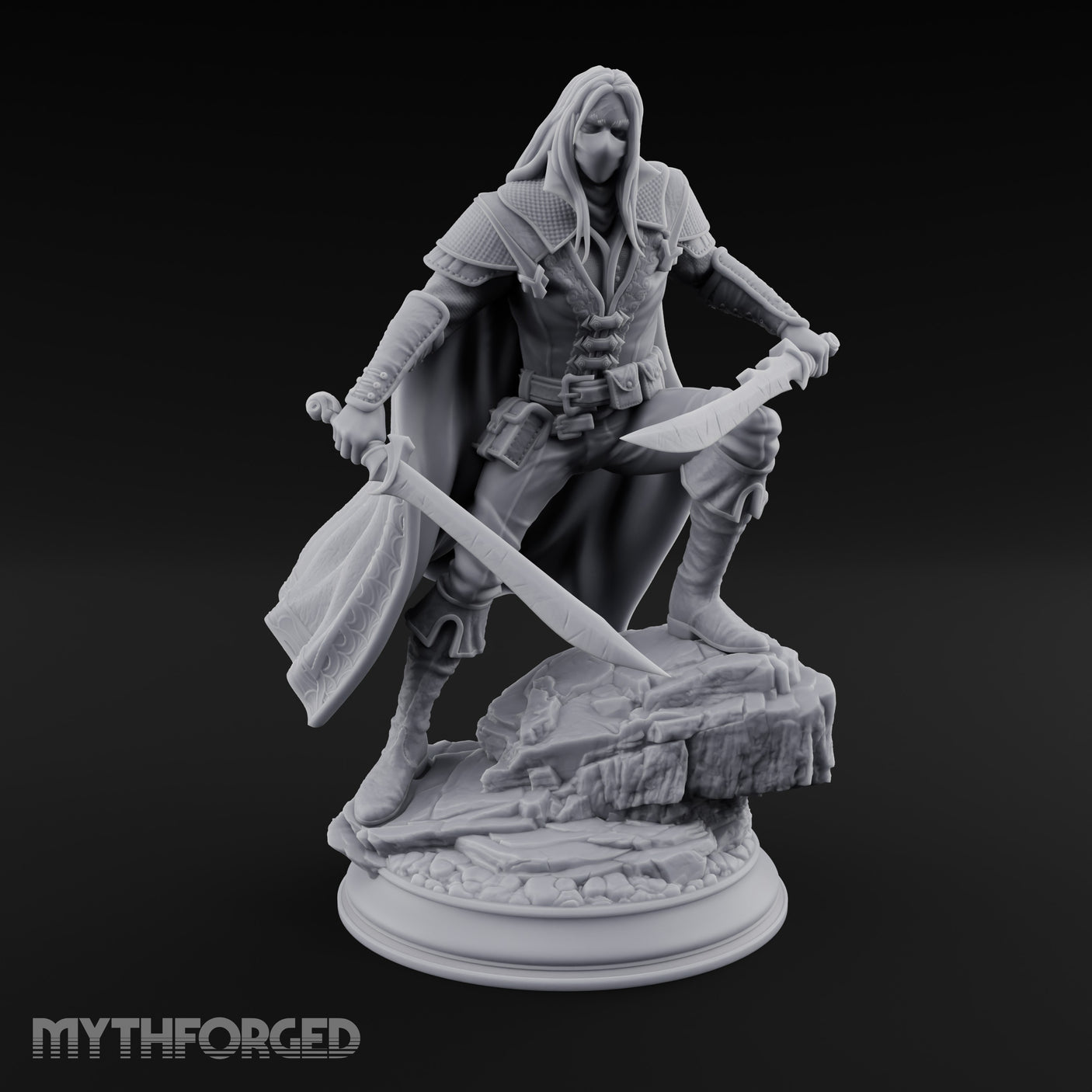 Twin Blades Crossing Human Assassin — 75mm