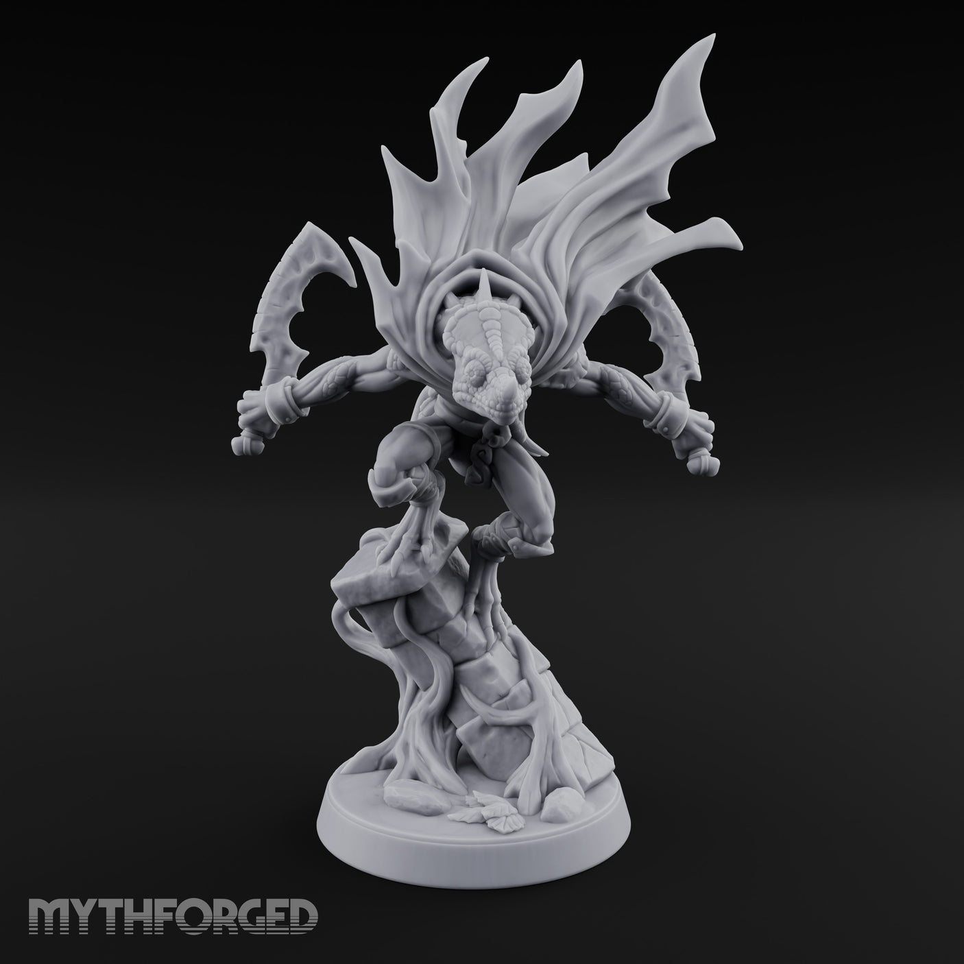 Twin Blades Spreading Lizardfolk Assassin gallery 1