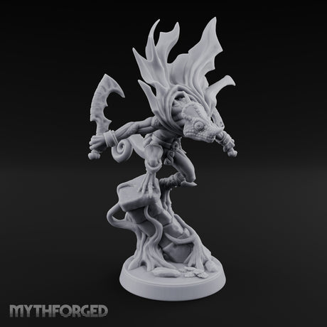 Twin Blades Spreading Lizardfolk Assassin gallery 2
