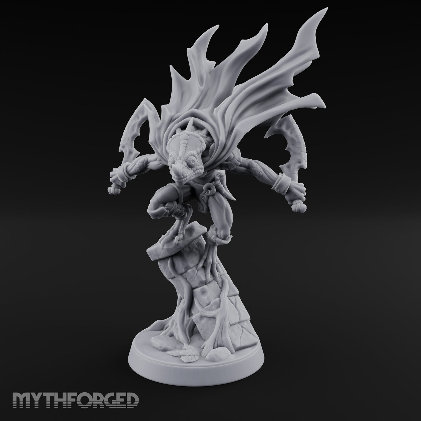 Twin Blades Spreading Lizardfolk Assassin gallery 9