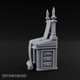 Twin-Candled Scroll-Draped Temple Lectern Desk gallery 8