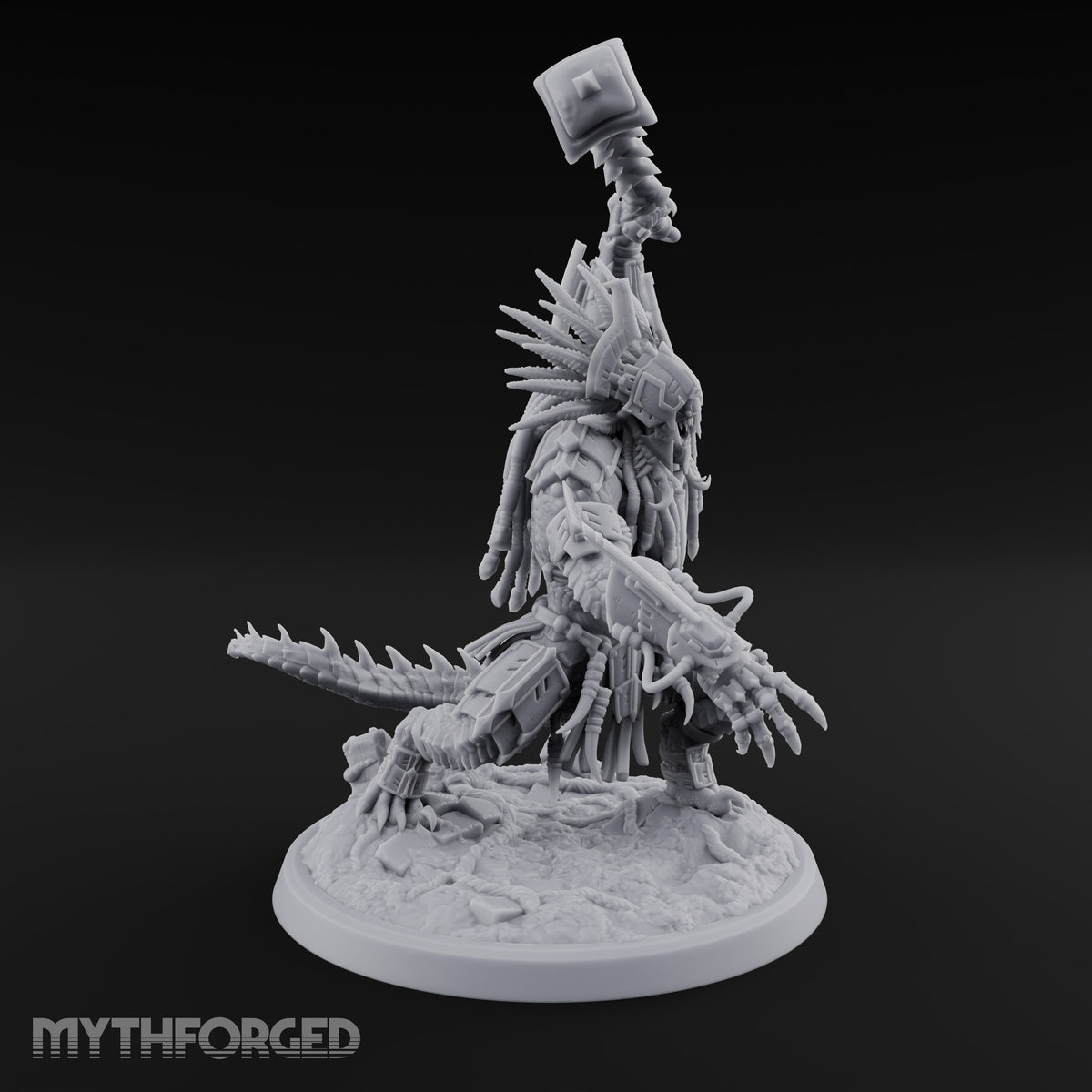 Crowned in Quills, Hungry for Glory Lizardfolk Champion