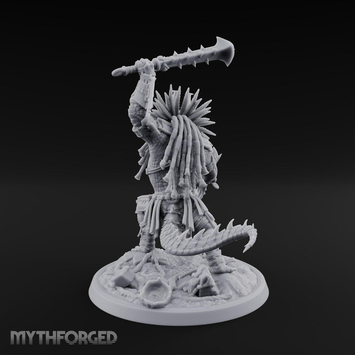 Crowned in Quills, Hungry for Glory Lizardfolk Champion