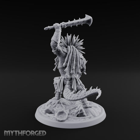Crowned in Quills, Hungry for Glory Lizardfolk Champion