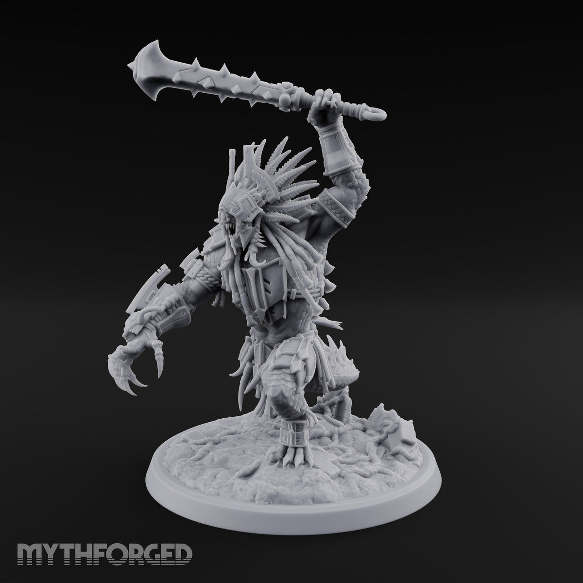 Crowned in Quills, Hungry for Glory Lizardfolk Champion