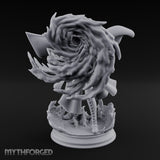 Whirlwind Conjuring Human Witch Miniature for Dungeons and Dragons, Pathfinder or other TTRPGs