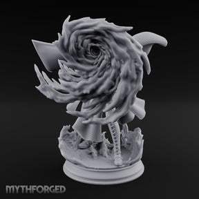 Whirlwind Conjuring Human Witch Miniature for Dungeons and Dragons, Pathfinder or other TTRPGs