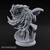 Whirlwind Conjuring Human Witch Miniature for Dungeons and Dragons, Pathfinder or other TTRPGs