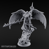 Holier Than Thou Angel Paladin Miniature for Dungeons and Dragons, Pathfinder or other TTRPGs
