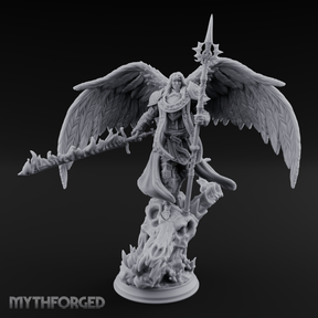 Holier Than Thou Angel Paladin Miniature for Dungeons and Dragons, Pathfinder or other TTRPGs