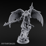 Holier Than Thou Angel Paladin Miniature for Dungeons and Dragons, Pathfinder or other TTRPGs