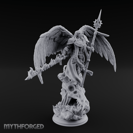 Holier Than Thou Angel Paladin Miniature for Dungeons and Dragons, Pathfinder or other TTRPGs