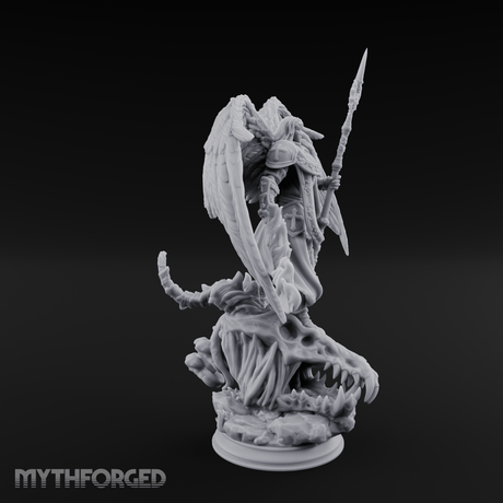 Holier Than Thou Angel Paladin Miniature for Dungeons and Dragons, Pathfinder or other TTRPGs