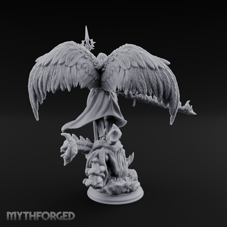 Holier Than Thou Angel Paladin Miniature for Dungeons and Dragons, Pathfinder or other TTRPGs