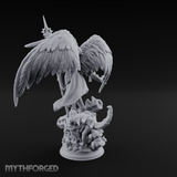 Holier Than Thou Angel Paladin Miniature for Dungeons and Dragons, Pathfinder or other TTRPGs