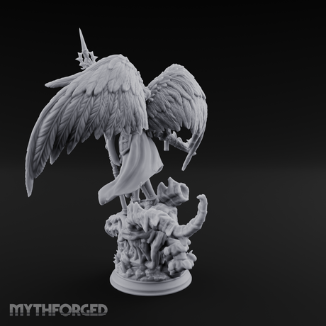 Holier Than Thou Angel Paladin Miniature for Dungeons and Dragons, Pathfinder or other TTRPGs