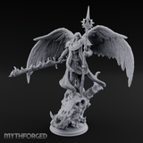 Holier Than Thou Angel Paladin Miniature for Dungeons and Dragons, Pathfinder or other TTRPGs