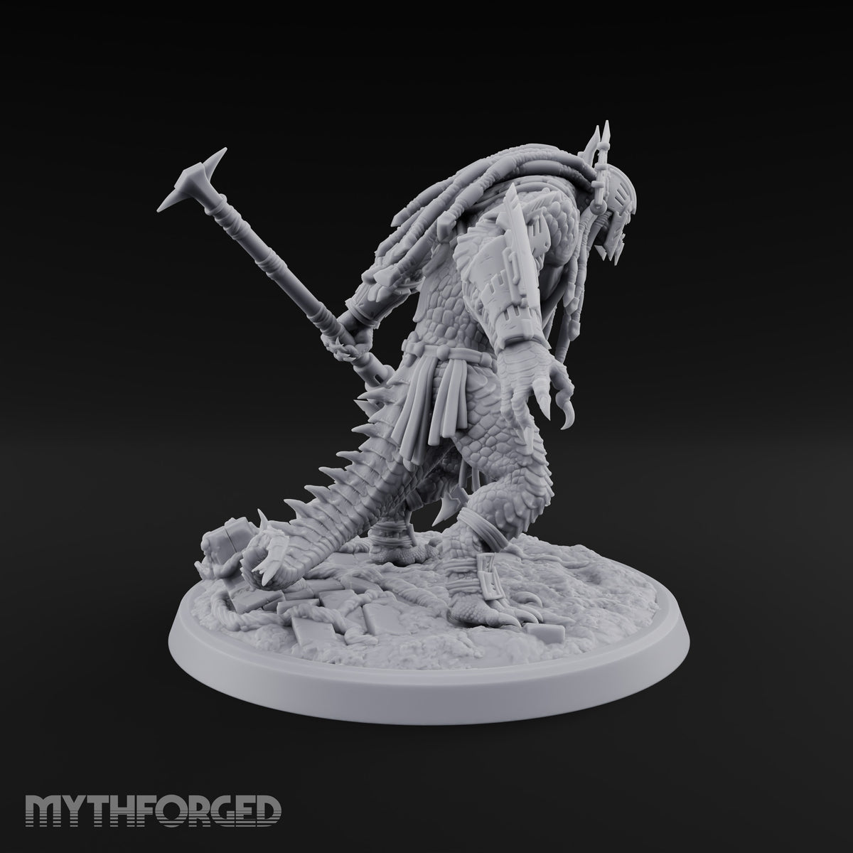 Crowns of Horn, Hearts of Ruin Lizardfolk Polearm Warriors — A