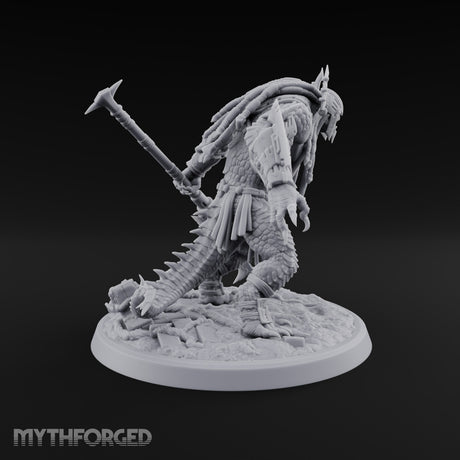 Crowns of Horn, Hearts of Ruin Lizardfolk Polearm Warriors — A