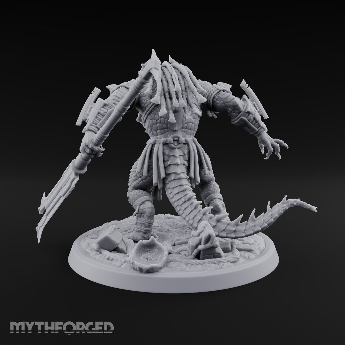 Crowns of Horn, Hearts of Ruin Lizardfolk Polearm Warrior A