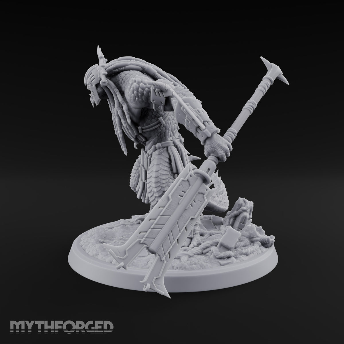 Crowns of Horn, Hearts of Ruin Lizardfolk Polearm Warrior A