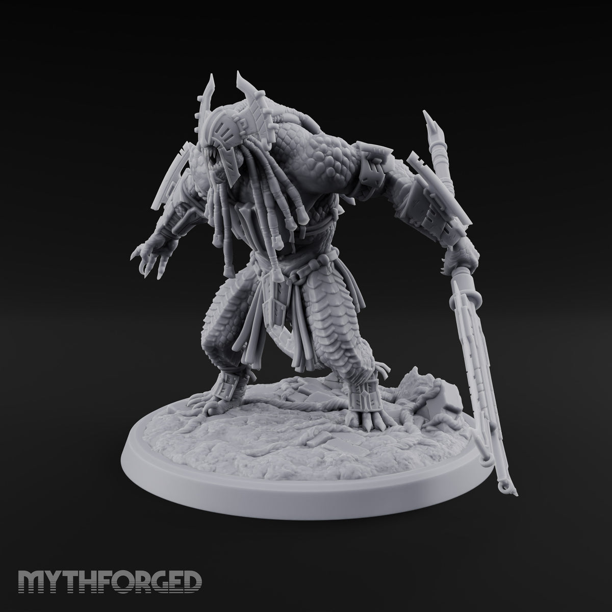 Crowns of Horn, Hearts of Ruin Lizardfolk Polearm Warrior A