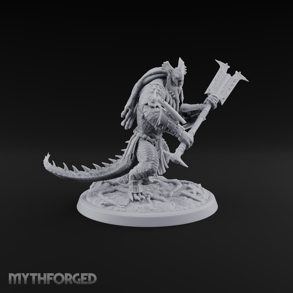 Crowns of Horn, Hearts of Ruin Lizardfolk Polearm Warriors — B
