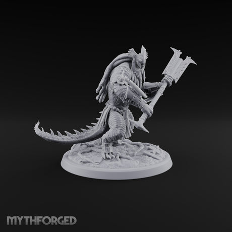 Crowns of Horn, Hearts of Ruin Lizardfolk Polearm Warriors — B
