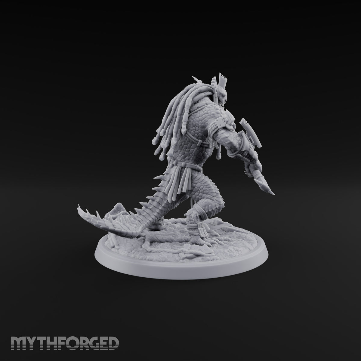Crowns of Horn, Hearts of Ruin Lizardfolk Polearm Warrior B